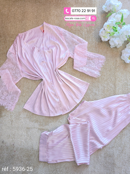 Pyjama en Satin 5936-25