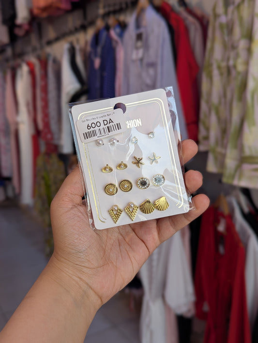 Set Boucles D'oreille 8pc