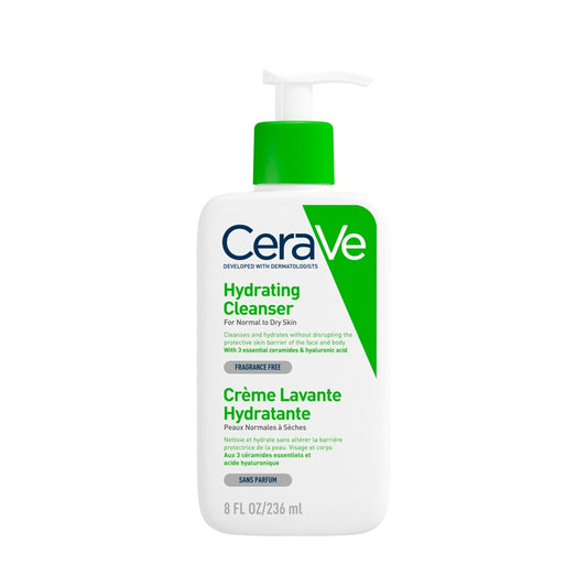 CeraVe Crème Lavante Hydratante pour peaux normales à sèche (236ml)